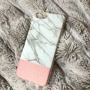 iphone 8 plus pink and marble case